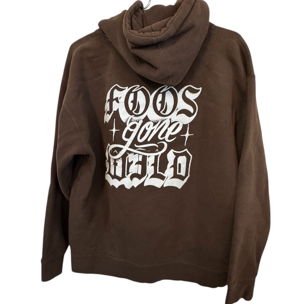 Brown High End Foos Gone Wild Insta Graphic Men’s L Hoodie MINTY